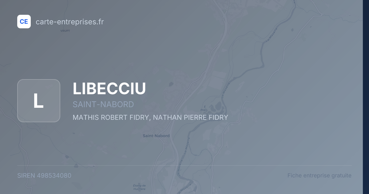 LIBECCIU — 498534080 — fiche entreprise