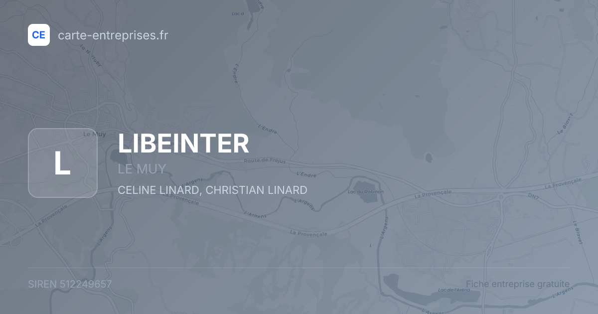 LIBEINTER — 512249657 — fiche entreprise