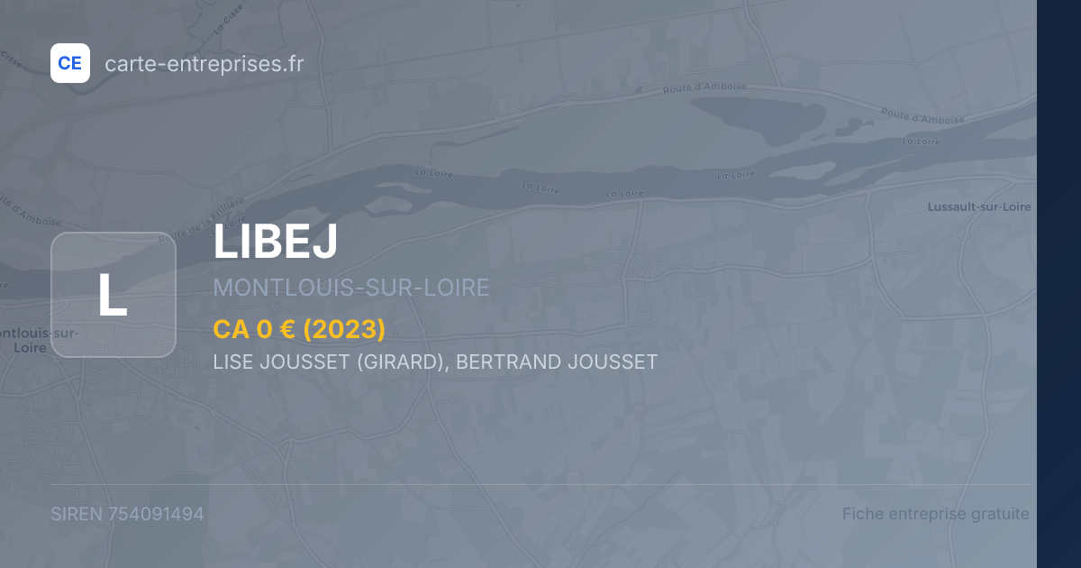 LIBEJ — 754091494 — fiche entreprise