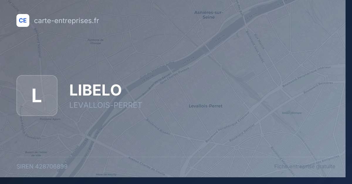 LIBELO — 428706899 — fiche entreprise