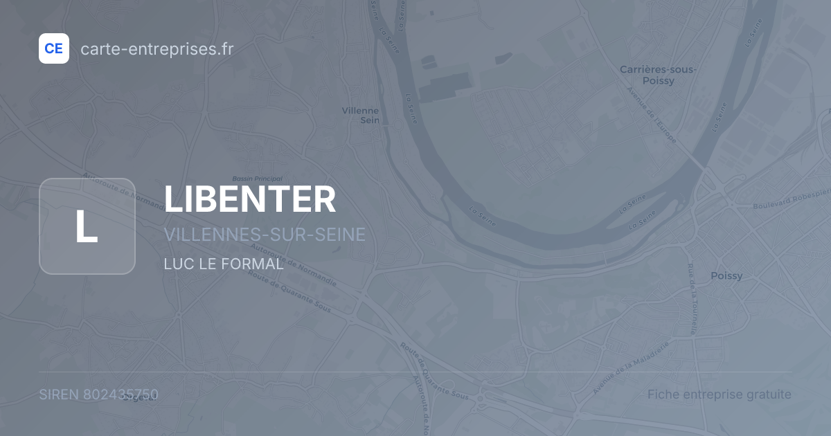 LIBENTER — 802435750 — fiche entreprise