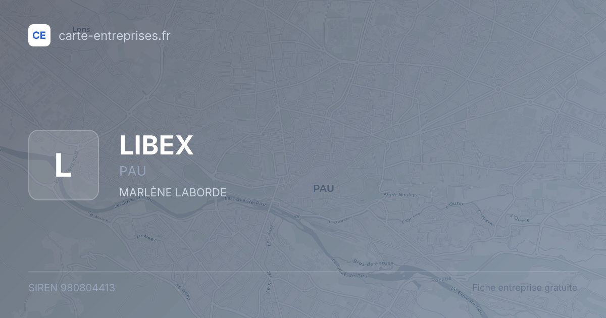 LIBEX — 980804413 — fiche entreprise