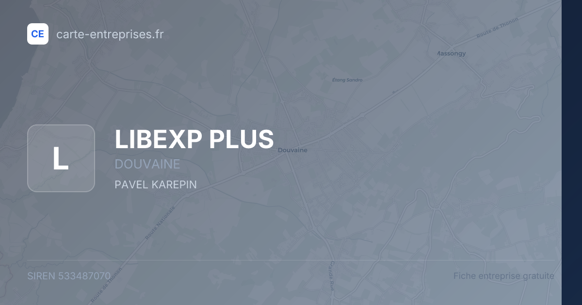 LIBEXP PLUS — 533487070 — fiche entreprise