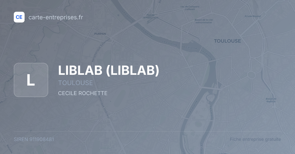 LIBLAB — 911908481 — fiche entreprise