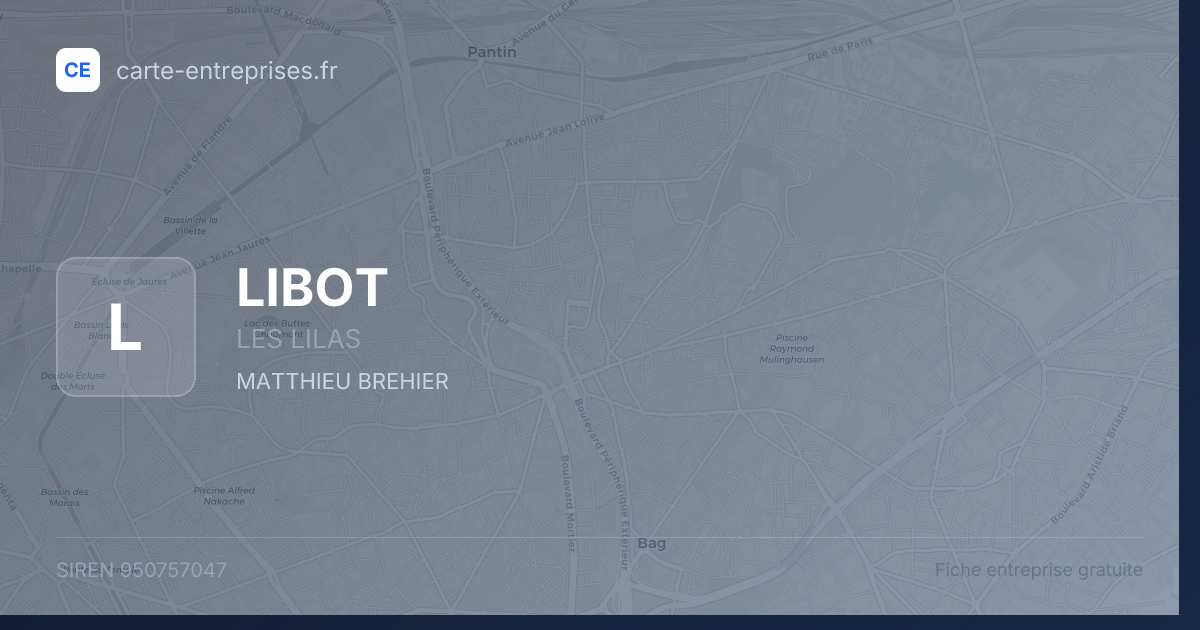 LIBOT — 950757047 — fiche entreprise