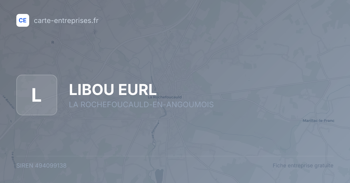 LIBOU EURL — 494099138 — fiche entreprise