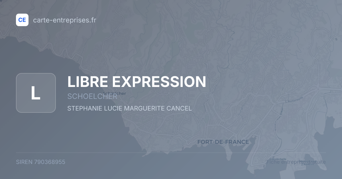 LIBRE EXPRESSION — 790368955 — fiche entreprise