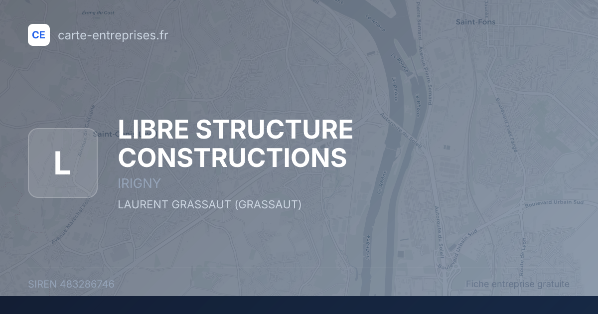 LIBRE STRUCTURE CONSTRUCTIONS — 483286746 — fiche entreprise