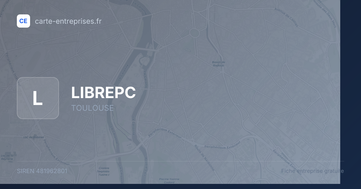 LIBREPC — 481962801 — fiche entreprise