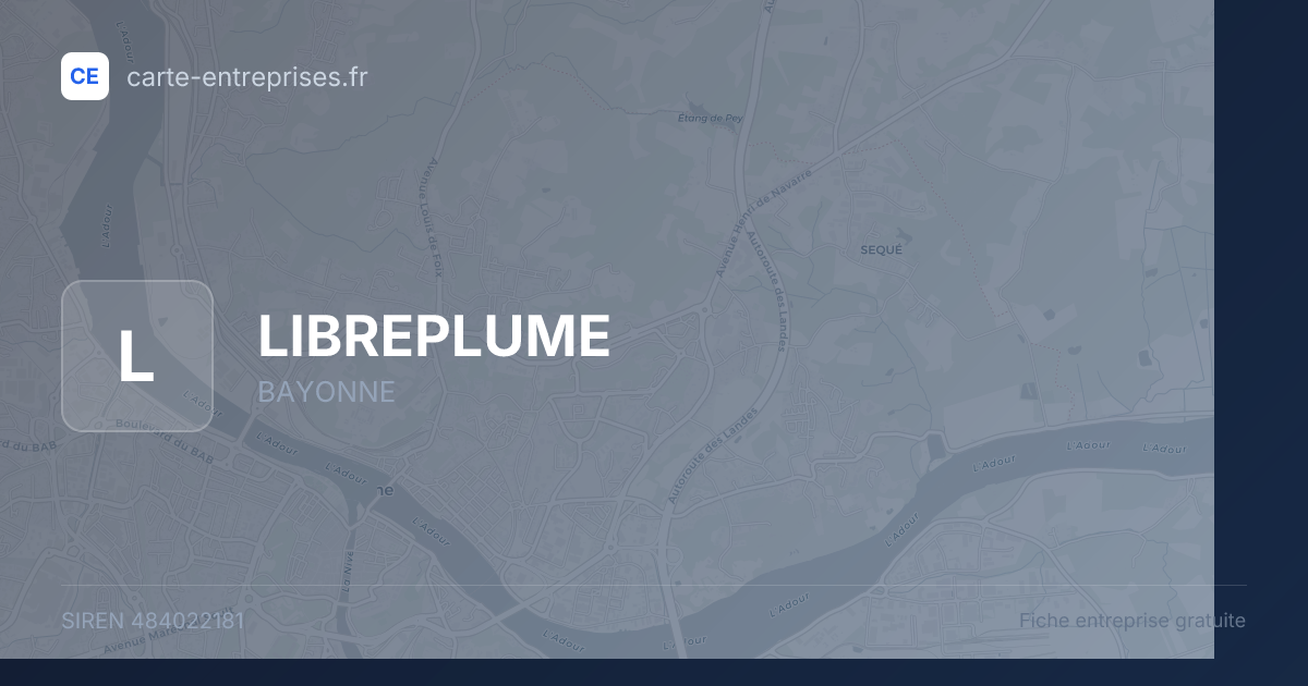LIBREPLUME — 484022181 — fiche entreprise