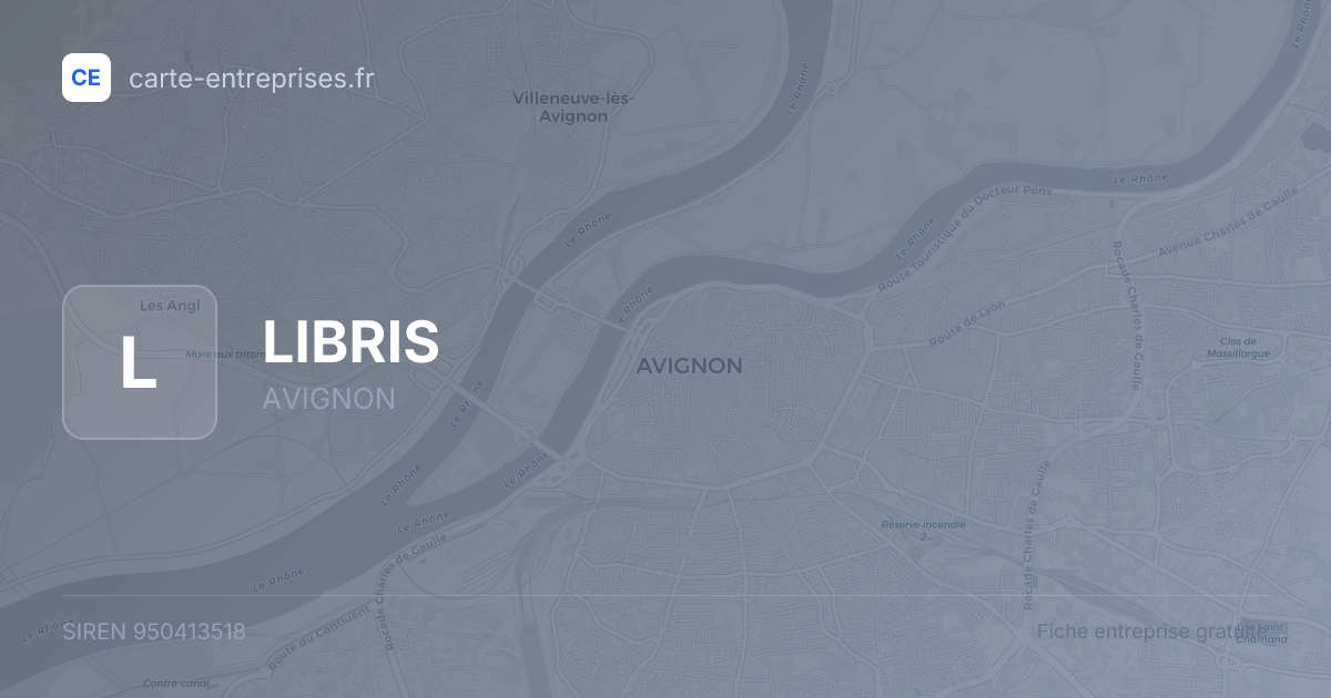 LIBRIS — 950413518 — fiche entreprise