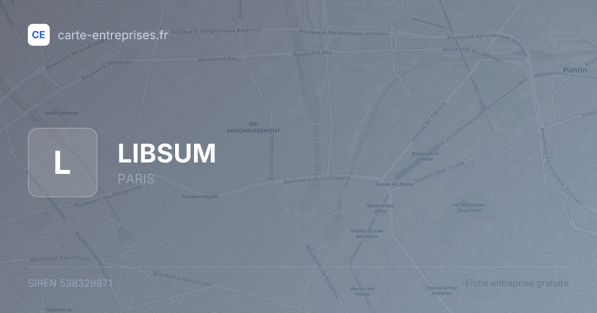 LIBSUM — 538329871 — fiche entreprise