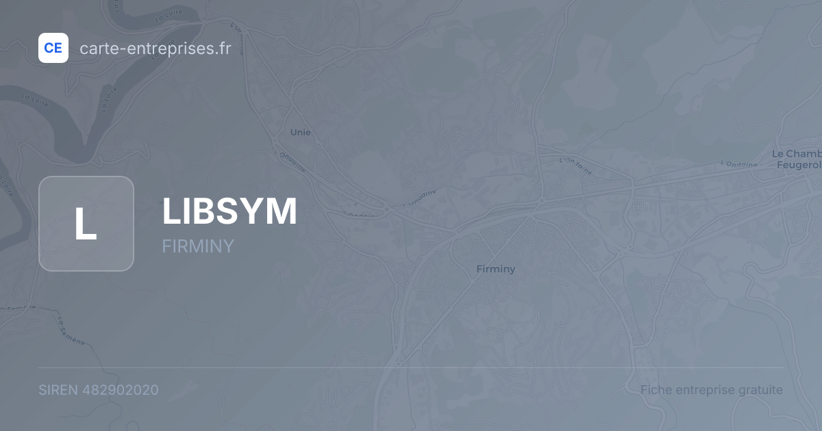 LIBSYM — 482902020 — fiche entreprise