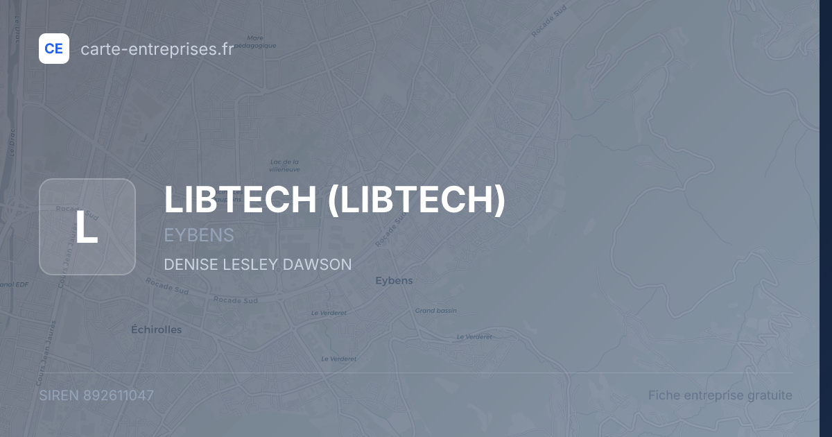 LIBTECH — 892611047 — fiche entreprise