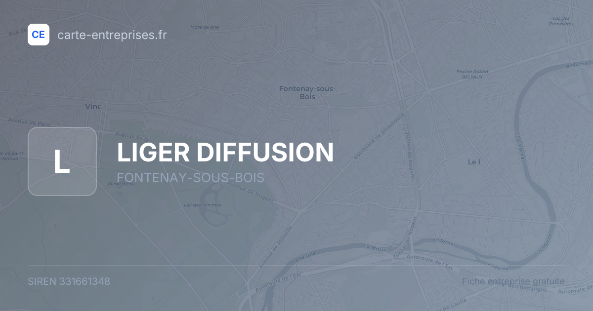 LIGER DIFFUSION — 331661348 — fiche entreprise