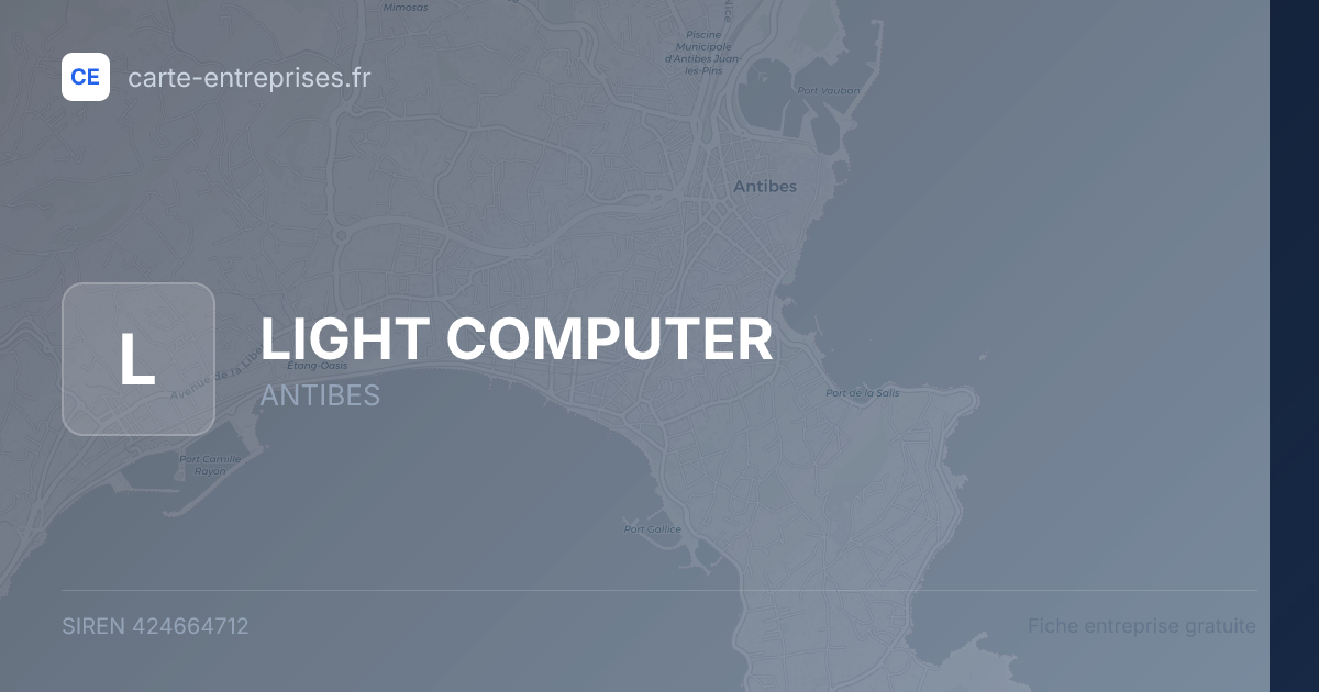 LIGHT COMPUTER — 424664712 — fiche entreprise