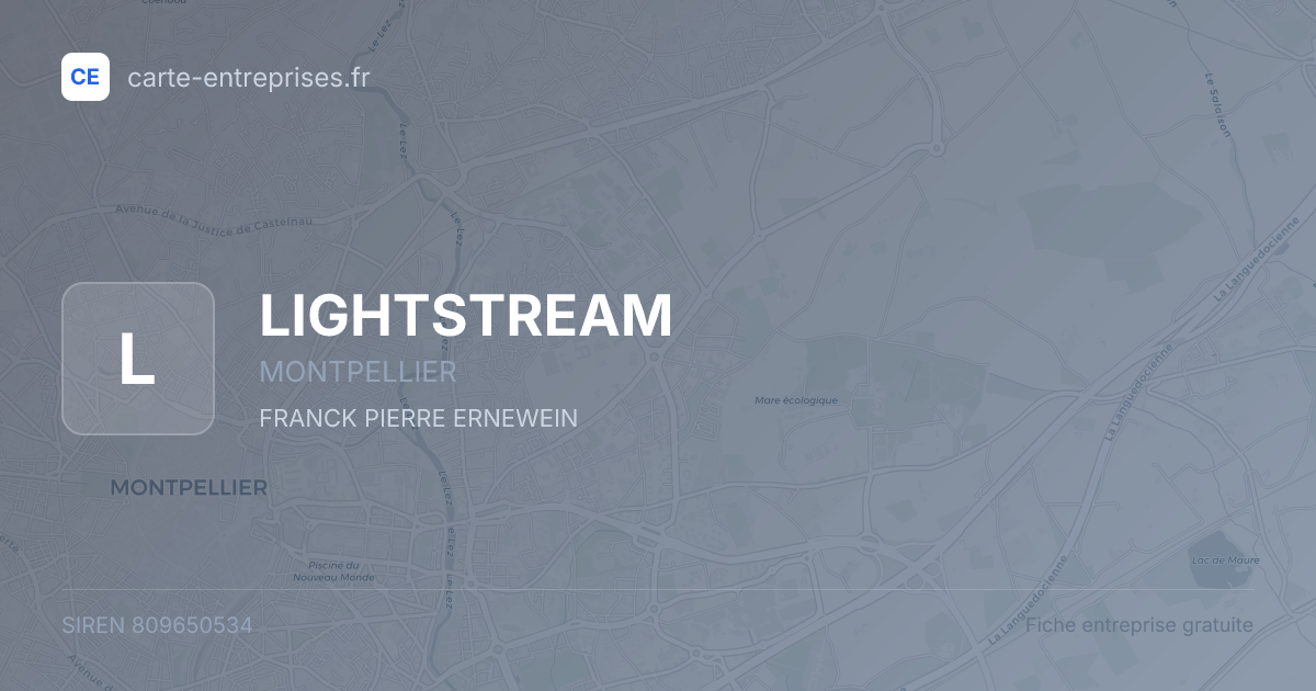 LIGHTSTREAM — 809650534 — fiche entreprise