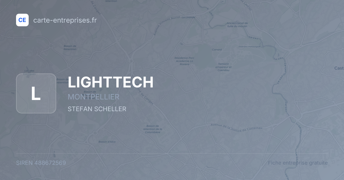 LIGHTTECH — 488672569 — fiche entreprise