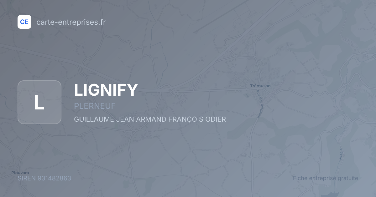 LIGNIFY — 931482863 — fiche entreprise