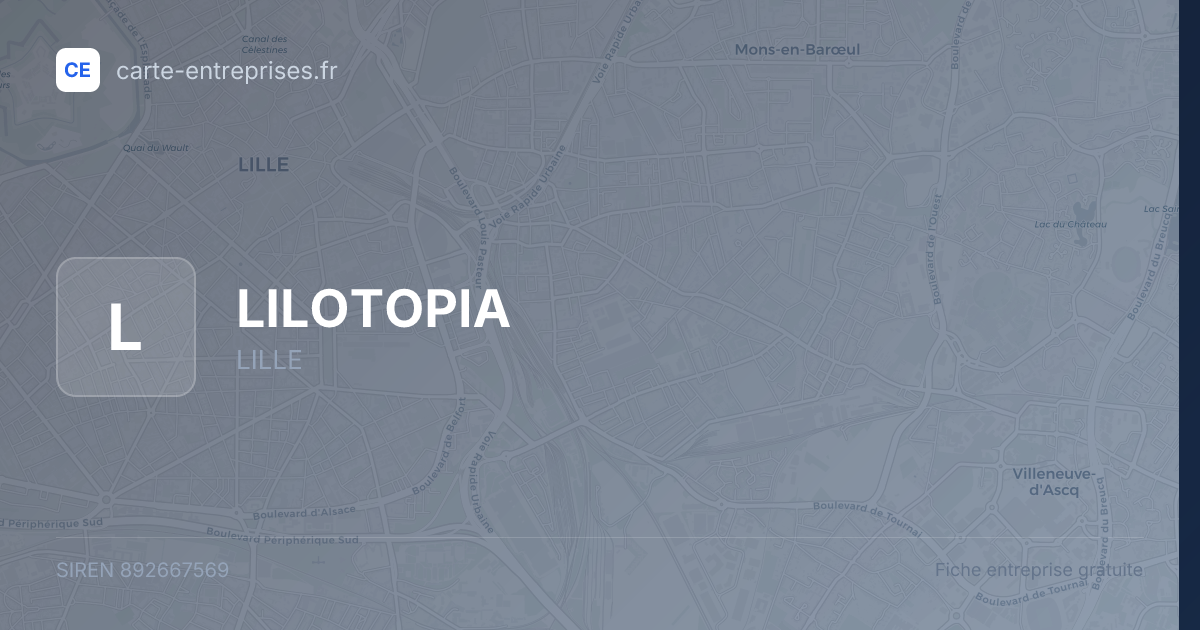 LILOTOPIA — 892667569 — fiche entreprise