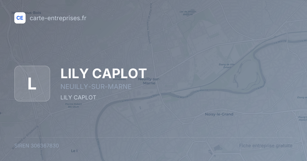 LILY CAPLOT — 306367830 — fiche entreprise