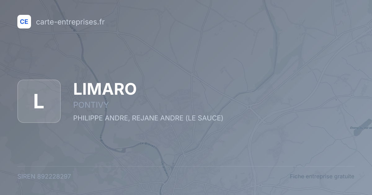 LIMARO — 892228297 — fiche entreprise