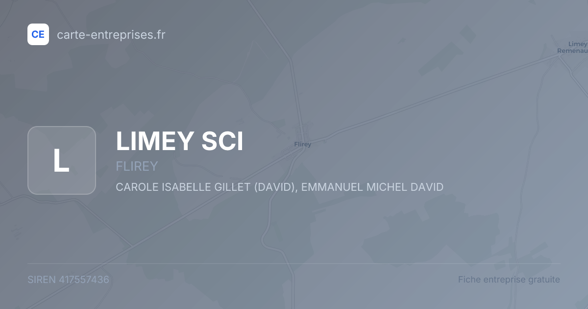 LIMEY SCI — 417557436 — fiche entreprise