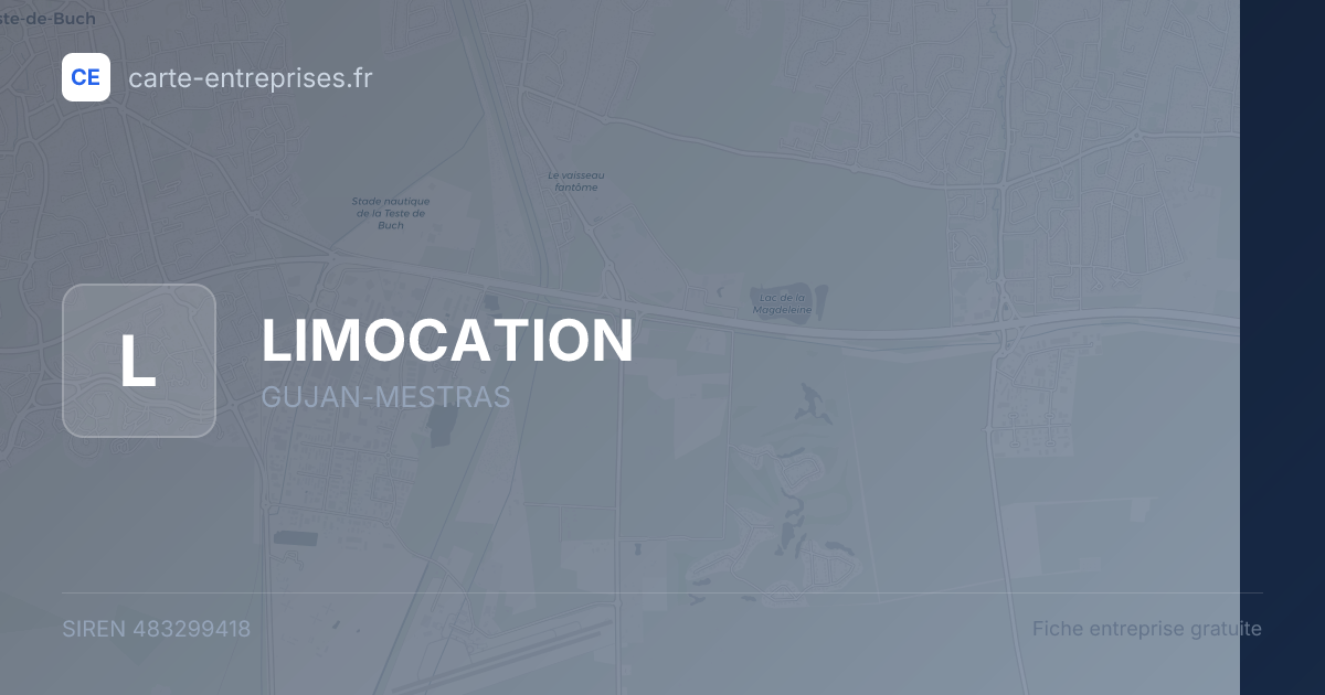LIMOCATION — 483299418 — fiche entreprise