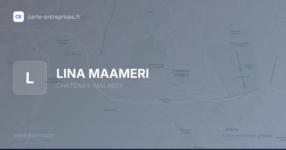 LINA MAAMERI — 930714423 — fiche entreprise