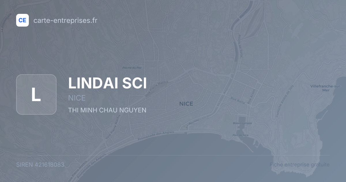 LINDAI SCI — 421618083 — fiche entreprise