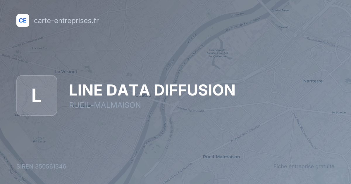 LINE DATA DIFFUSION — 350561346 — fiche entreprise