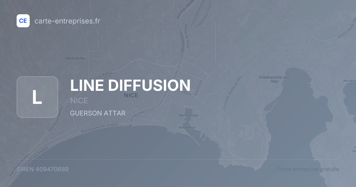 LINE DIFFUSION — 409470689 — fiche entreprise