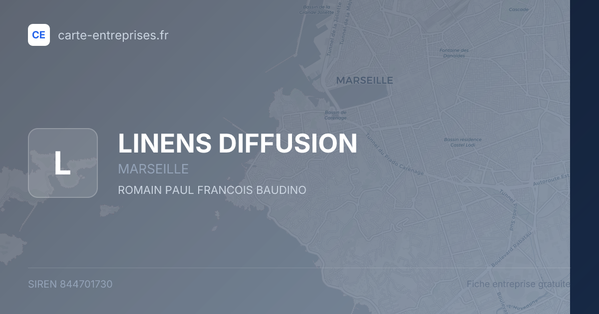 LINENS DIFFUSION — 844701730 — fiche entreprise