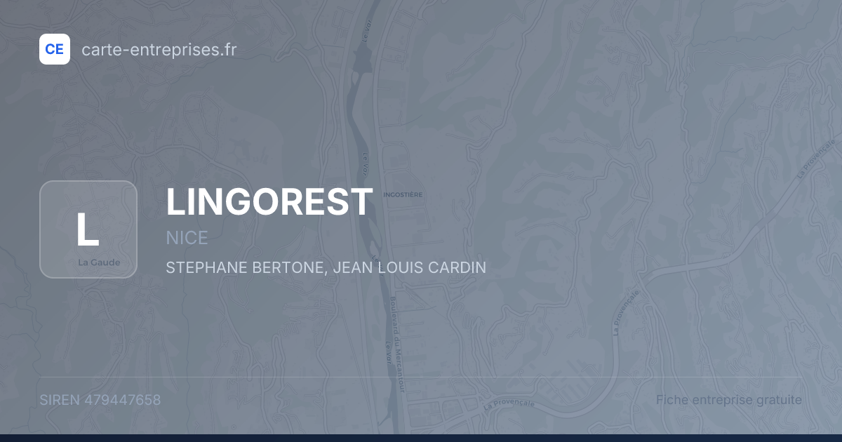 LINGOREST — 479447658 — fiche entreprise
