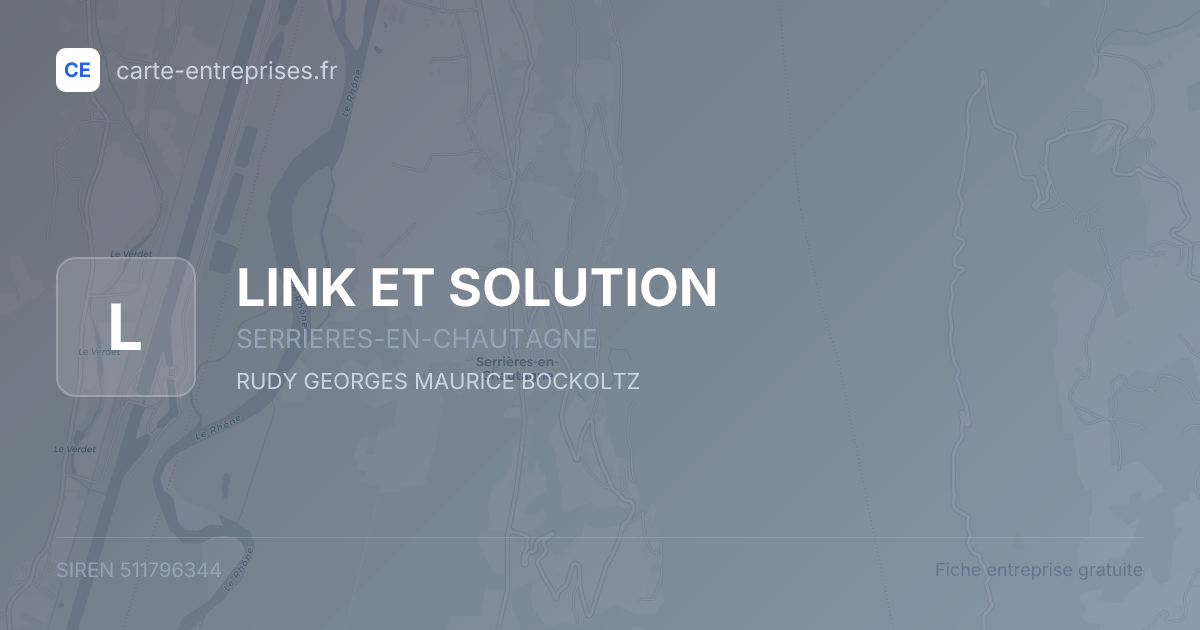 LINK ET SOLUTION — 511796344 — fiche entreprise
