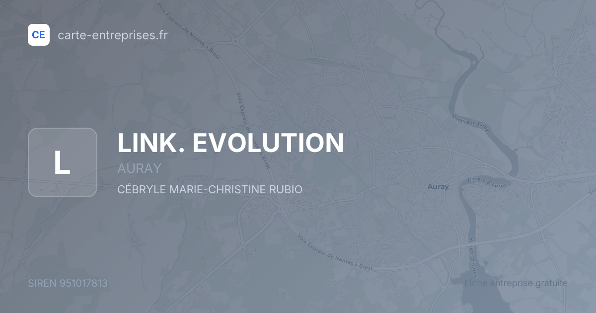 LINK. EVOLUTION — 951017813 — fiche entreprise