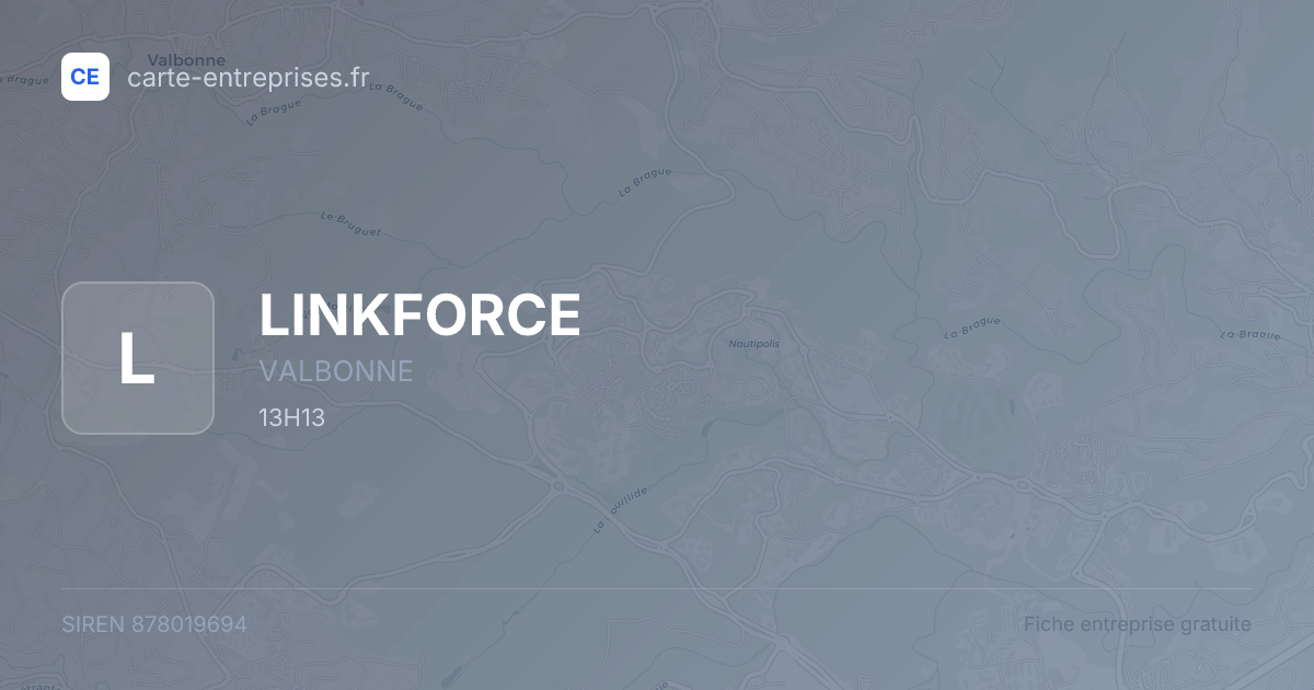 LINKFORCE — 878019694 — fiche entreprise