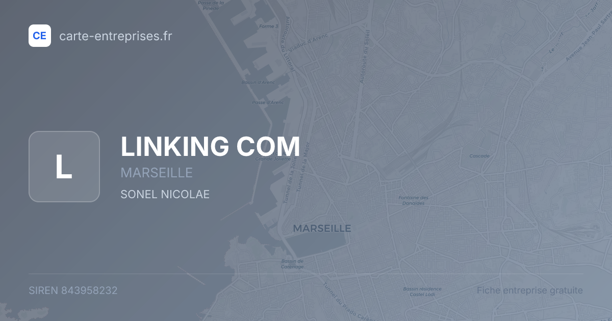 LINKING COM — 843958232 — fiche entreprise
