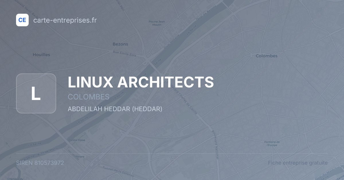 LINUX ARCHITECTS — 810573972 — fiche entreprise