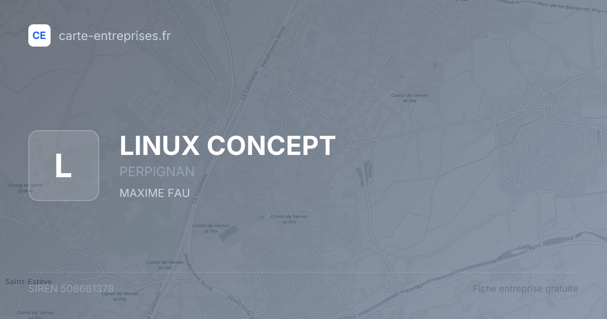 LINUX CONCEPT — 508661378 — fiche entreprise