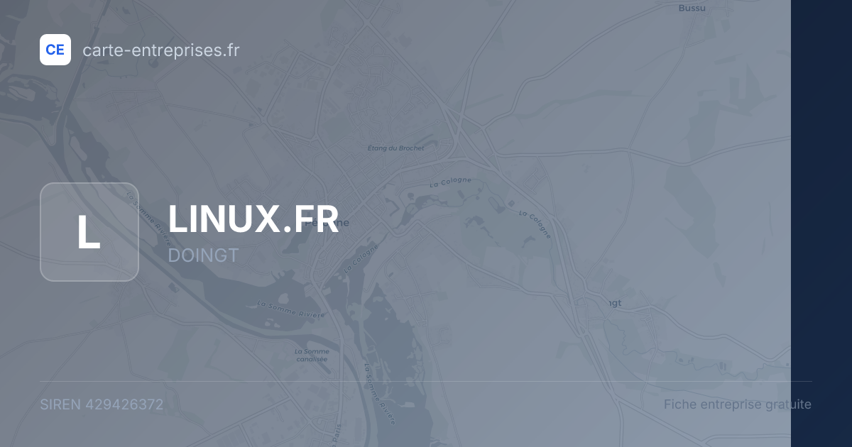 LINUX.FR — 429426372 — fiche entreprise