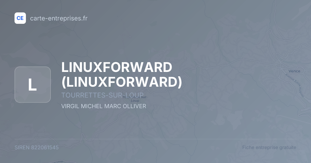 LINUXFORWARD — 822061545 — fiche entreprise