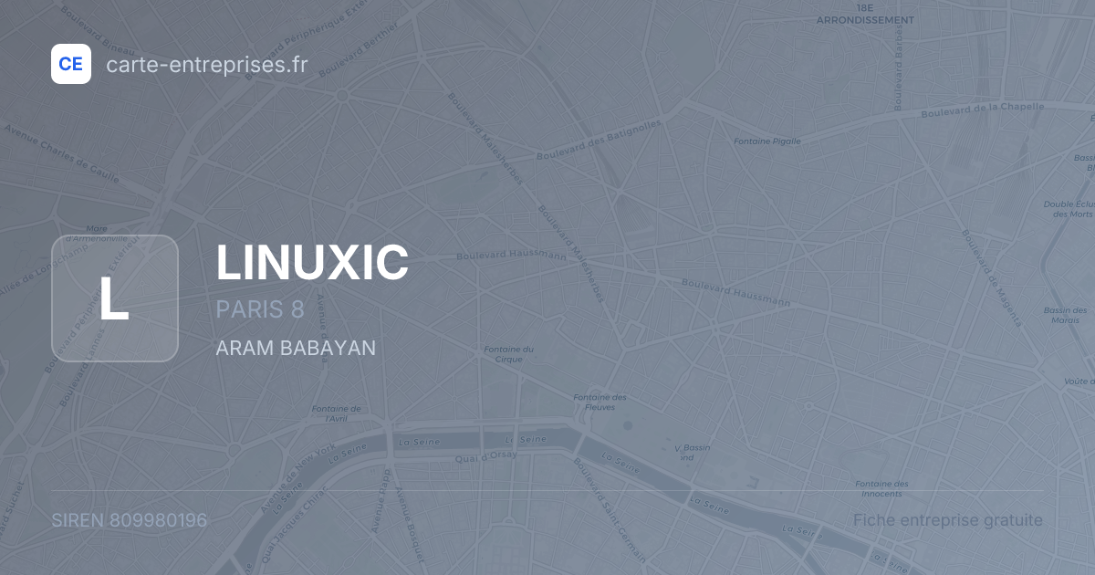 LINUXIC — 809980196 — fiche entreprise