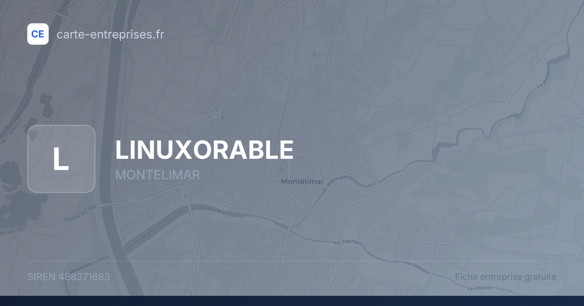 LINUXORABLE — 488371683 — fiche entreprise