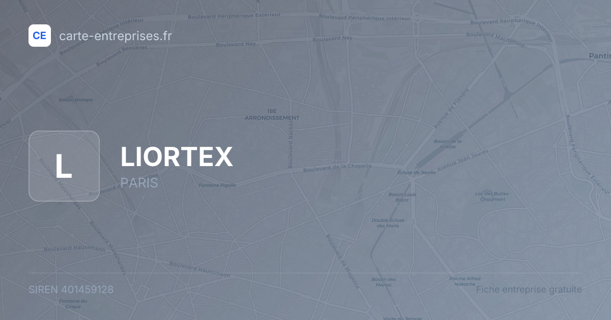 LIORTEX — 401459128 — fiche entreprise