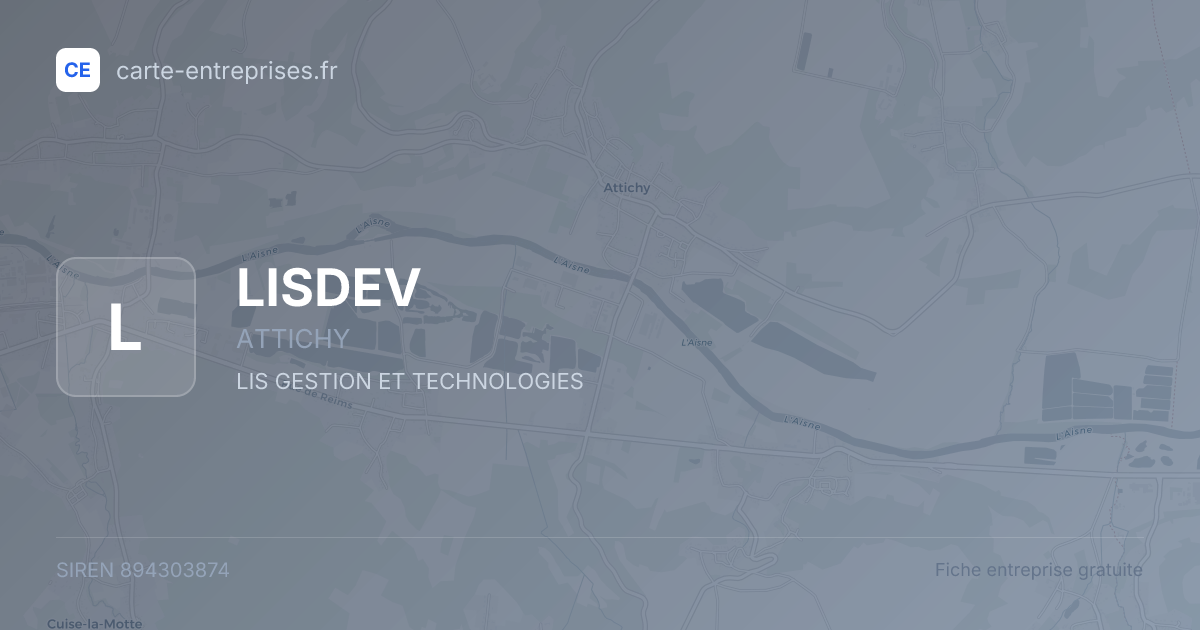 LISDEV — 894303874 — fiche entreprise
