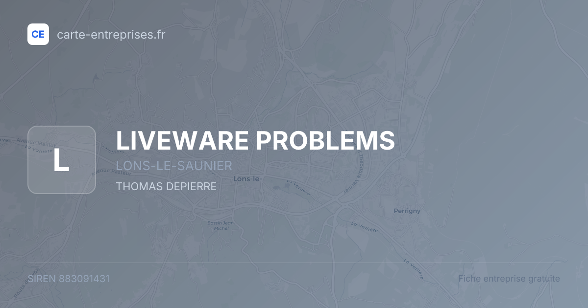 LIVEWARE PROBLEMS — 883091431 — fiche entreprise