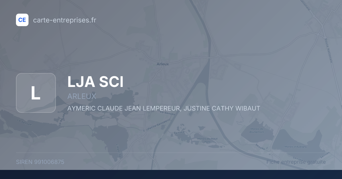 LJA SCI — 991006875 — fiche entreprise