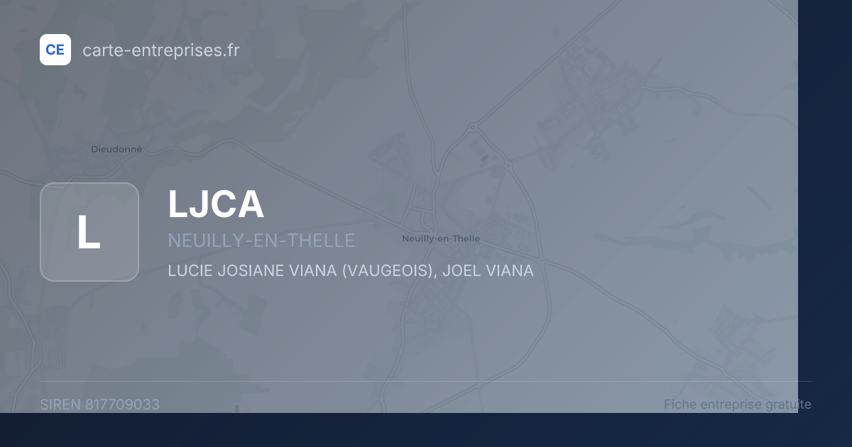 LJCA — 817709033 — fiche entreprise