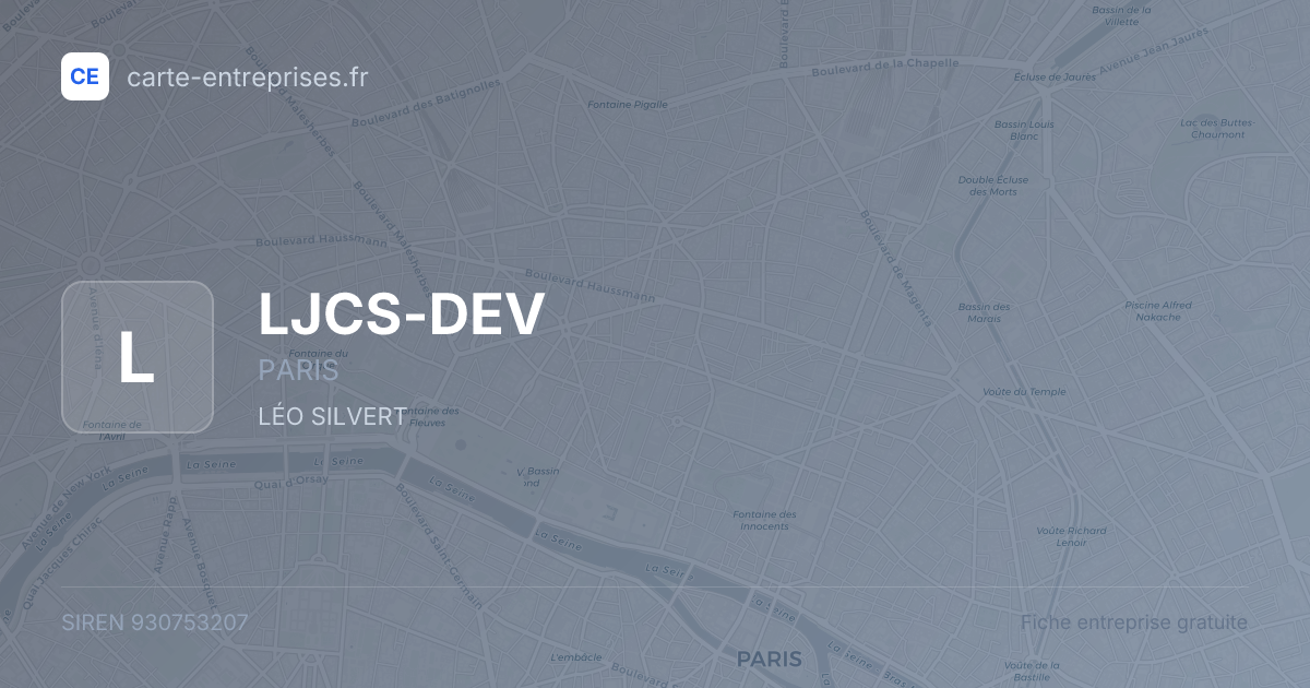 LJCS-DEV — 930753207 — fiche entreprise